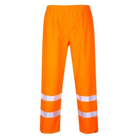 LOT DE 2 - PORTWEST S480 PANTALON HI-VIS TRAFFIC ORANGE - TAILLE XS - STANDARD