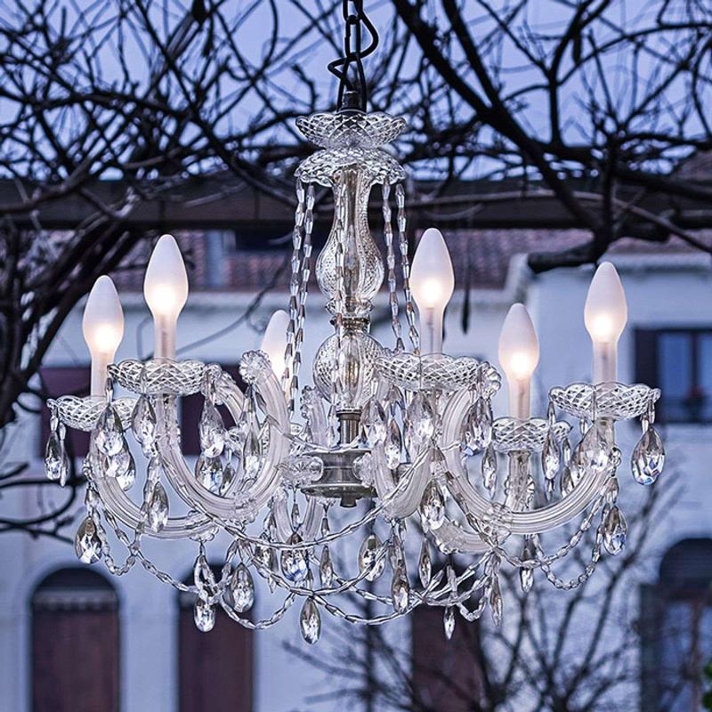MASIERO LUSTRE D’EXTÉRIEUR LED À 6 LAMPES DRYLIGHT S6