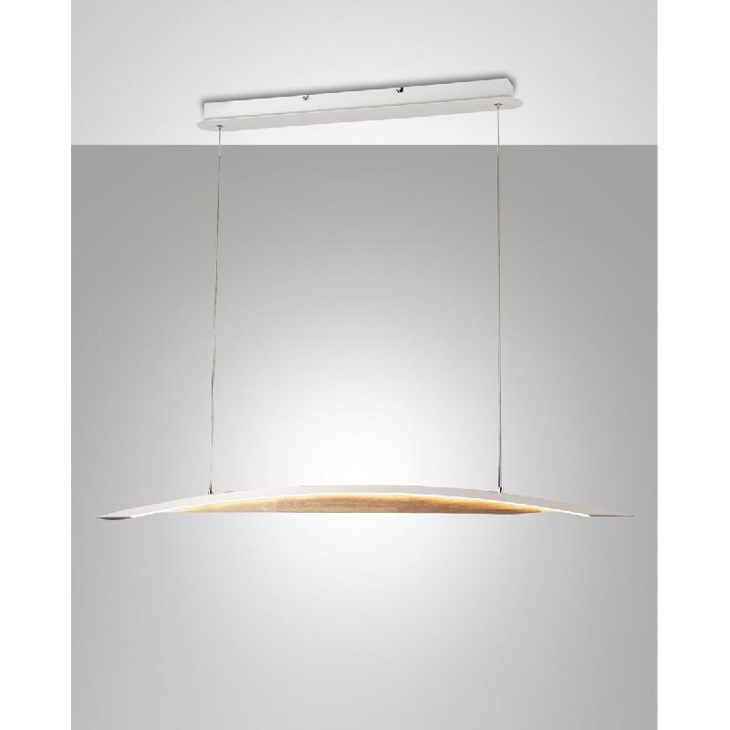 Lustre suspendu LED blanc Cordoba 3697-40-102 Fabas Luce - blanc 8019282532903_0