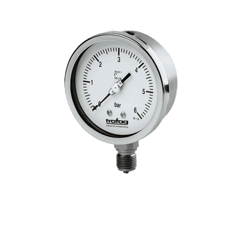 Manomètre Inox TMP 102 - Élément de détection à tube de Bourdon - Plage -1 à 1600 bar_0