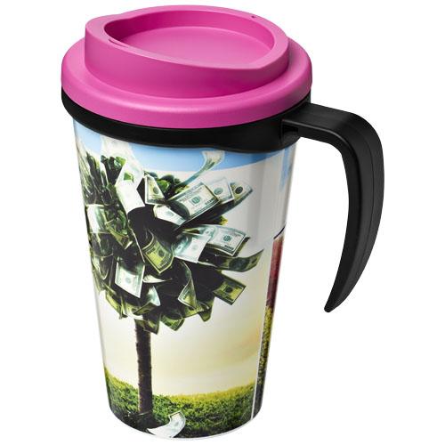 Mug isolant Brite-Americano® grande 350 ml - double paroi, couvercle à visser et poignée intégrée_0