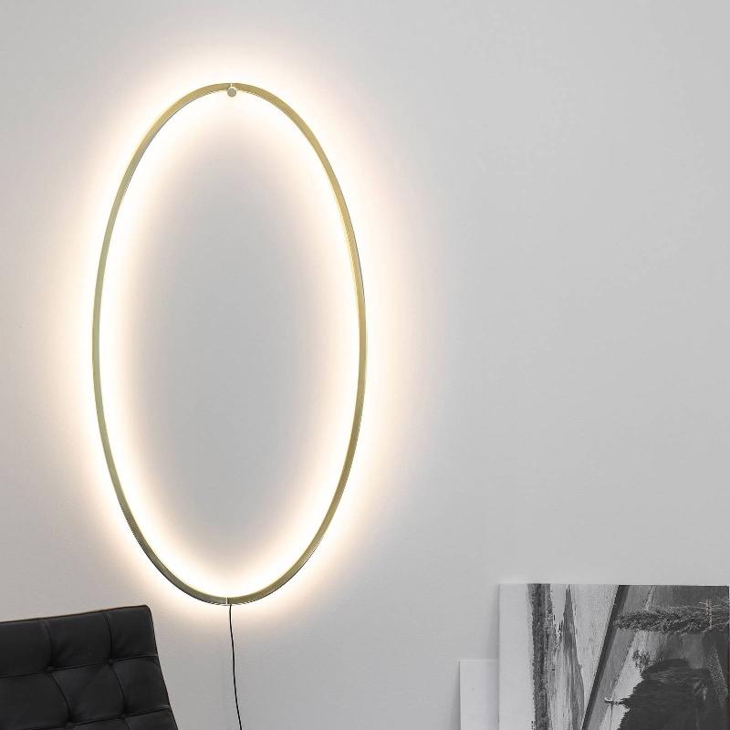 NEMO ELLISSE APPLIQUE LED 2 700 K DORÉE POLIE