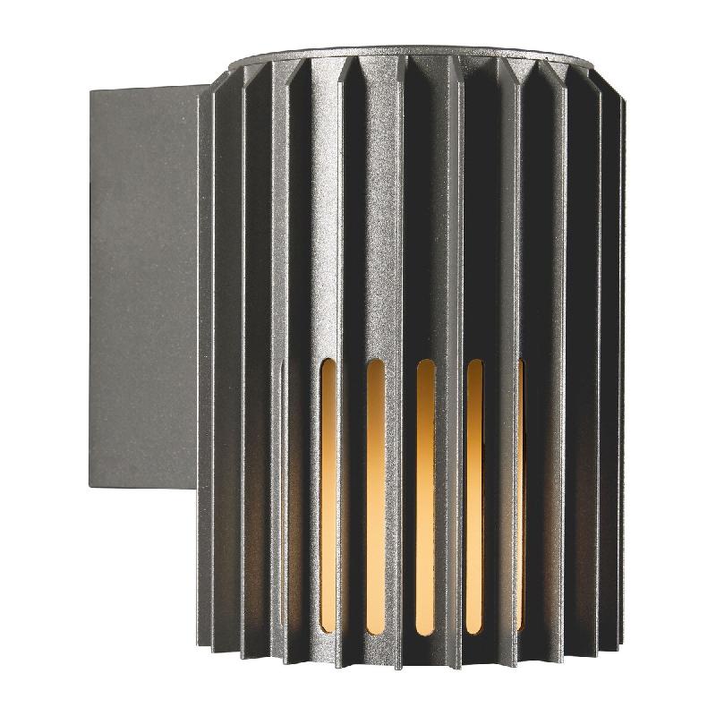 Nordlux Applique murale luminaire ALUDRA  Aluminium Seaside anthracite H. 16,8 IP54 -Extérieur - gris 5704924022036_0