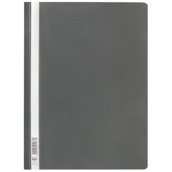 Oxford Chemise à lamelle polypro A4, coloris gris foncé - 3045050411762_0