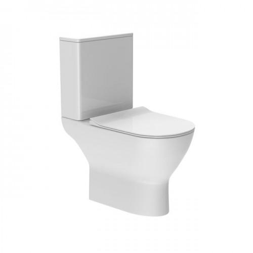 PACK WC À POSER ROND - CUVETTE SANS BRIDE - BELVOYE KRAMER