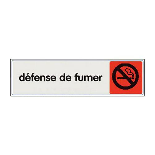 PANNEAU DE SIGNALISATION EN PLEXIGLAS - DÉFENSE DE FUMER