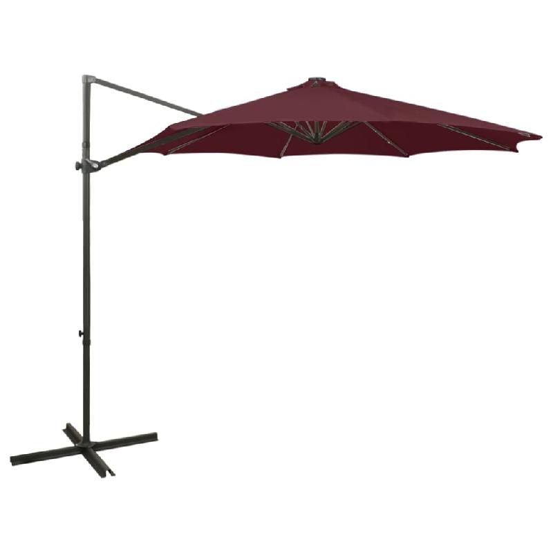 Parasol de jardin en porte-à-faux avec mât et lumières LED Modèle Neptune Marine - 312342_0