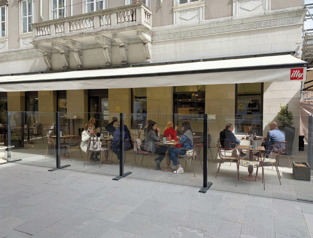 Paravent modulaire tout vitré, posé au sol - Hauteur du module 150 cm - TOTAL VISION Mobile_0