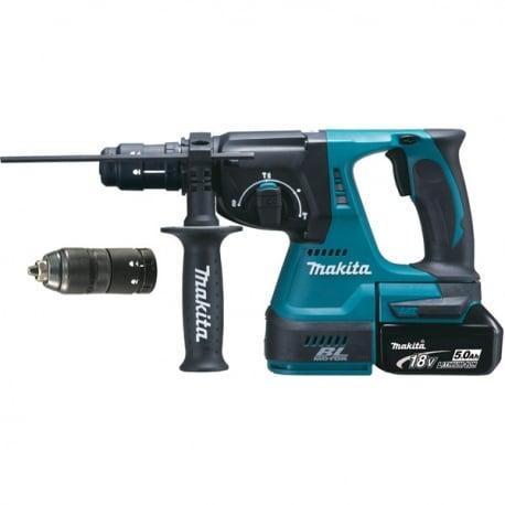 Perfo-burineur SDS-Plus 18 V Li-Ion 5 Ah 24 mm Makita | DHR243RTJ_0