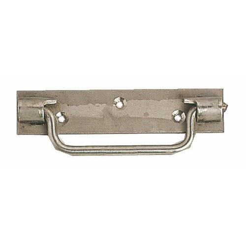 POIGNÉE DE VOLET SUR PLATINE EN ACIER INOX 316 BRICOZOR