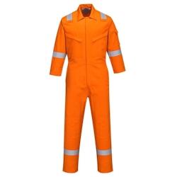 Portwest - Combinaison de travail pour femmes résistant à la flamme BIZFLAME PLUS Orange Taille XL_0