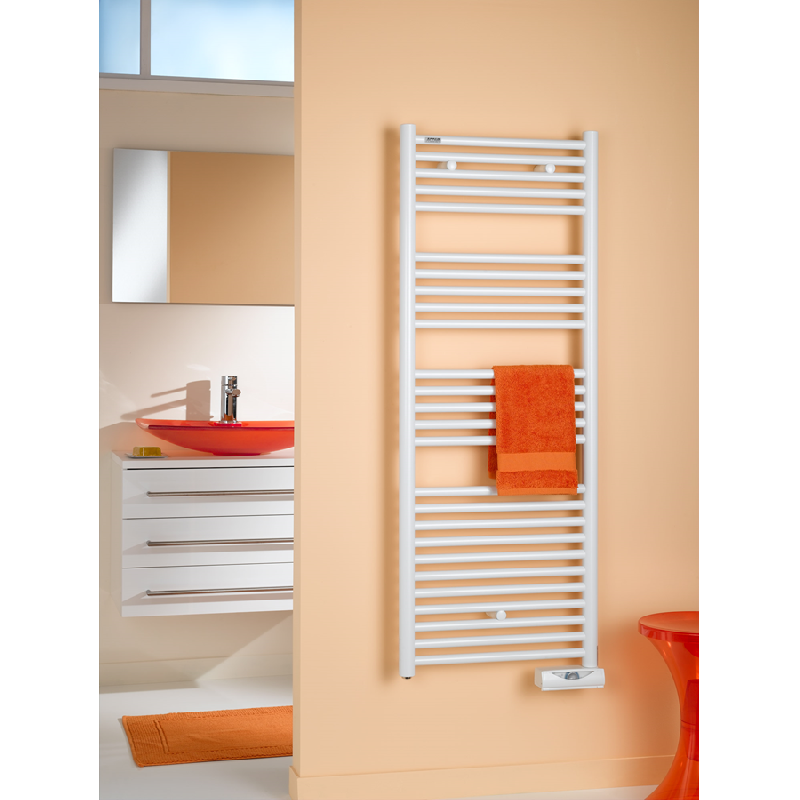 RADIATEUR SÈCHE-SERVIETTES ÉLECTRIQUE ATOLL SPA CHROME AVEC TÉLÉCOMMANDE 500W ACOVA TSLO-050-050/GF