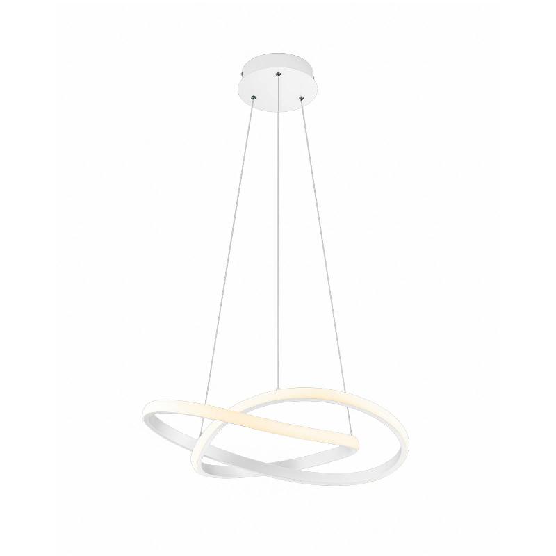 REALITY LEUCHTEN SUSPENSION LED COURSE, BLANC MAT, 4.000 K, Ø 60 CM, MÉTAL