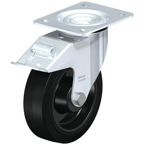 ROUE FORTES CHARGES À BANDAGE CAOUTCHOUC LE-POEV 160R-FI - BLICKLE