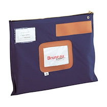 SACOCHE COURRIER ALBA 30 X 42 CM BLEU