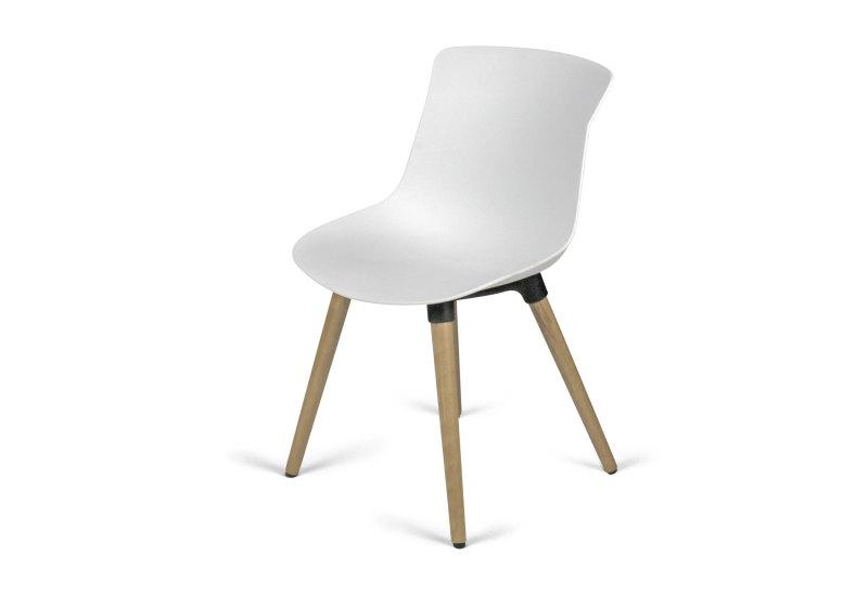 Siège de réunion pieds bois style scandinave - blanc-p01_0