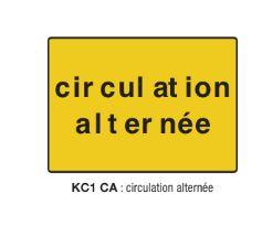 Signalisation de chantier - circulation alternée - modèle KC1CA_0
