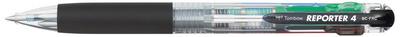 STYLO À BILLE REPORTER4, TRANSPARENT - LOT DE 4