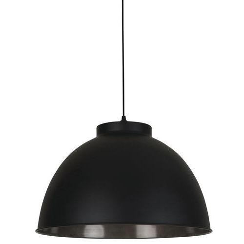 SUSPENSION DOCK Ø45 CM DÔME MÉTAL NOIR MAT INTÉR.EFFET BÉTON - COREP