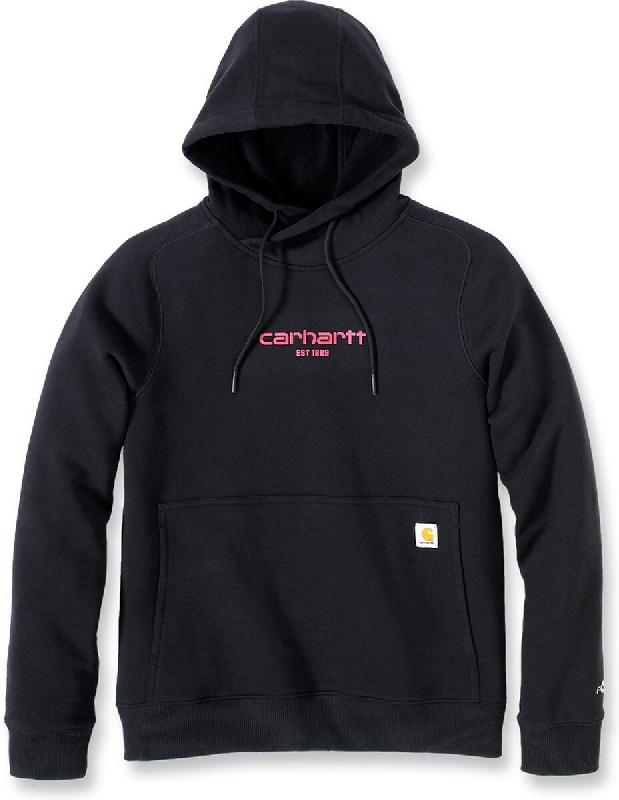 Sweat à capuche Force Noir Logo Graphique Femme - Tailles : M_0