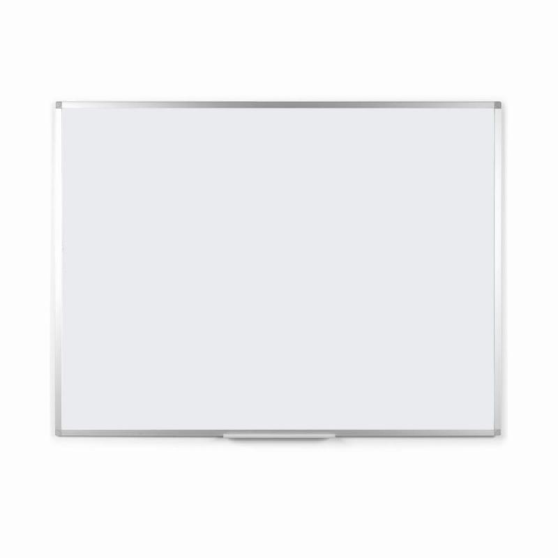 Tableau blanc laqué effaçable à sec magnétique 90x120cm_0