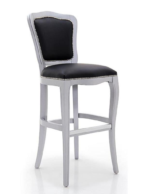 Tabouret de bar Lizzie - assise et dossier rembourrés_0