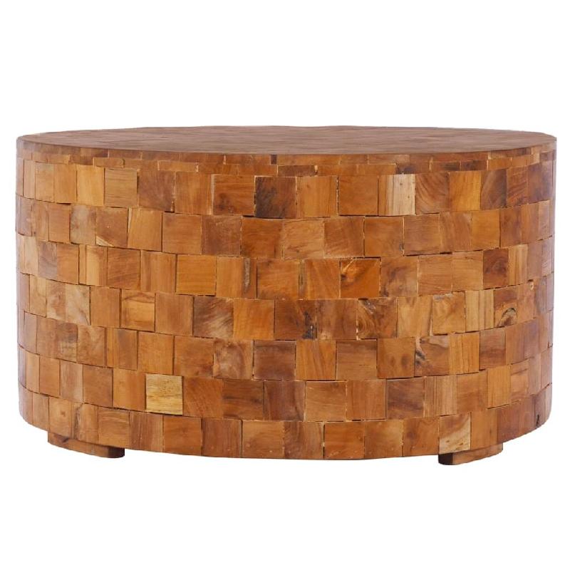 VidaXL Table basse 60x60x35 cm Bois de teck massif Modèle Apex Essence - 288811_0