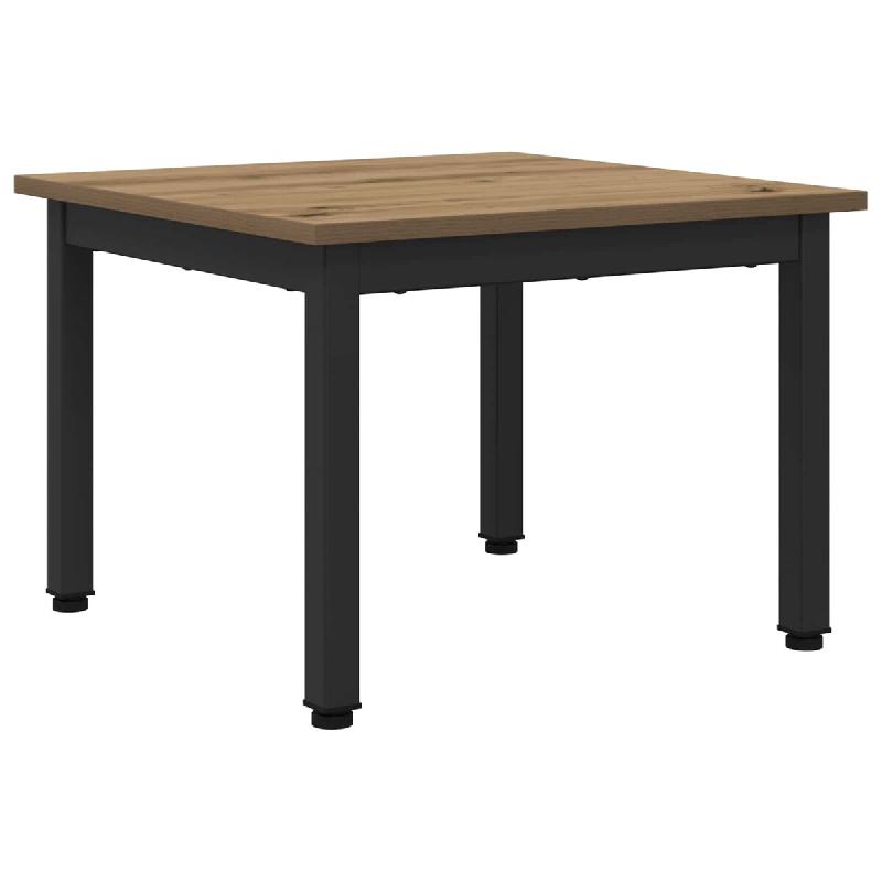 VidaXL Table basse Chêne artisan 50 x 50 x 36 cm Bois d'ingénierie Modèle Helios Factory - 892547_0