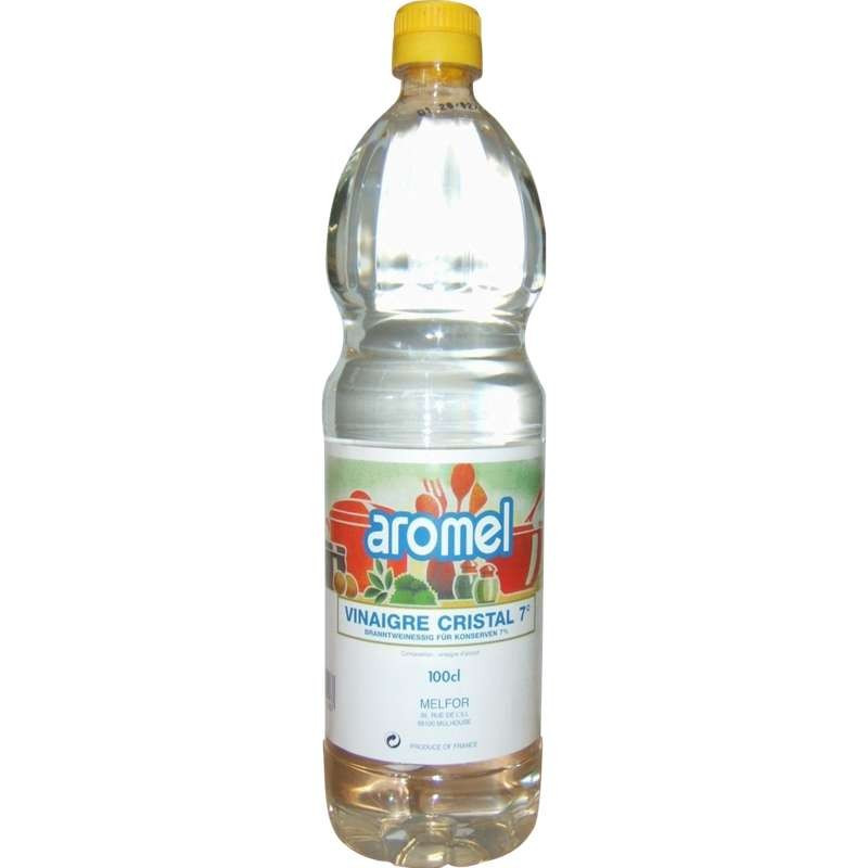 Vinaigre blanc cristal 7°multi-usages aromel melfor flacon de 1l_0
