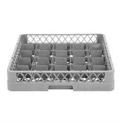 Casier de lavage à verres 25 compartiments - Plastique 500x500x100mm - VOGUE GAS-F613_0