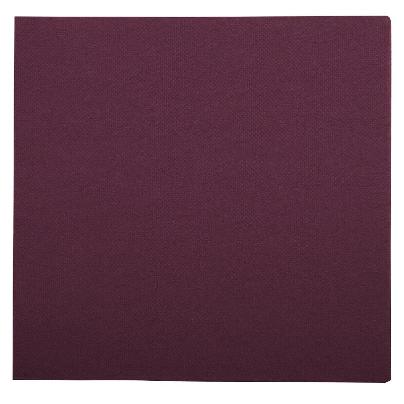 SERVIETTE VIOLET OUATE DE CELLULOSE 38X38 CM LISAH PRO.MUNDI (50 PIÈCES)