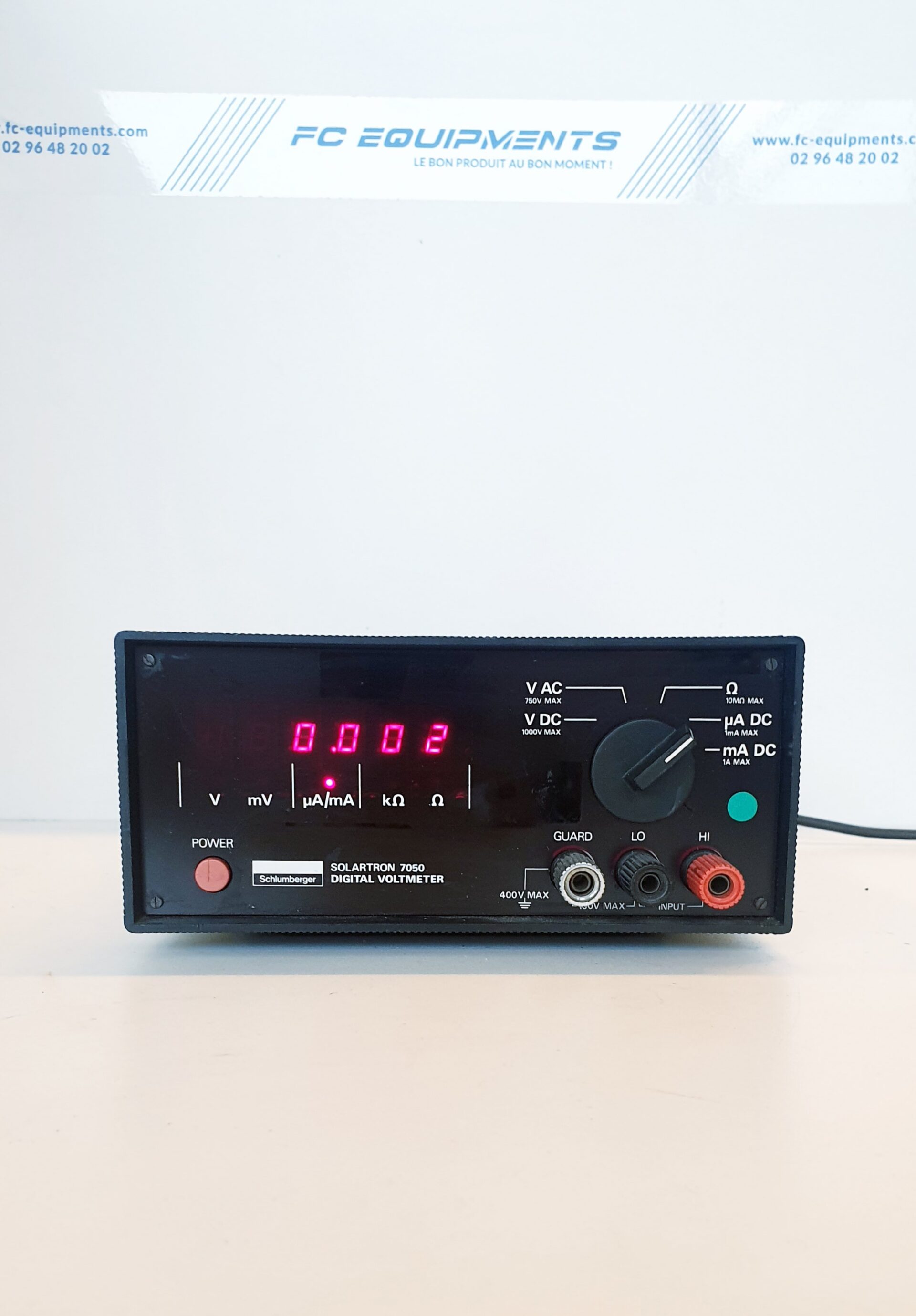 7050 - Multimètre numérique Enertec Schlumberger - modèle digital_0
