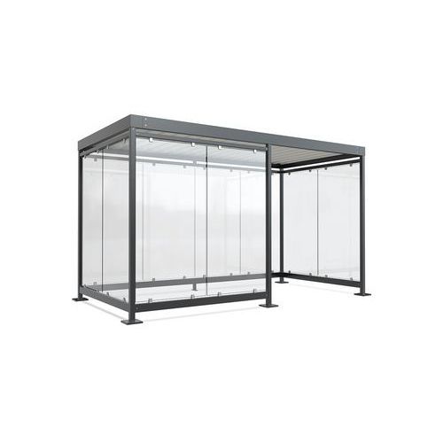 ABRI FUMEUR GALVANISÉ + RAL 7016 - COLOGNE K4DB - WSM