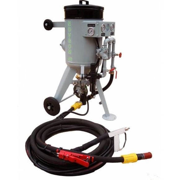 Aérogommeuse NOVGOM 40 - rendement performant pour le décapage de grandes surfaces, faible consommation et manipulation facilitée_0