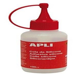Apli Lot de 12 Flacon de colle silicone, 100 ml - 8410782133490_0