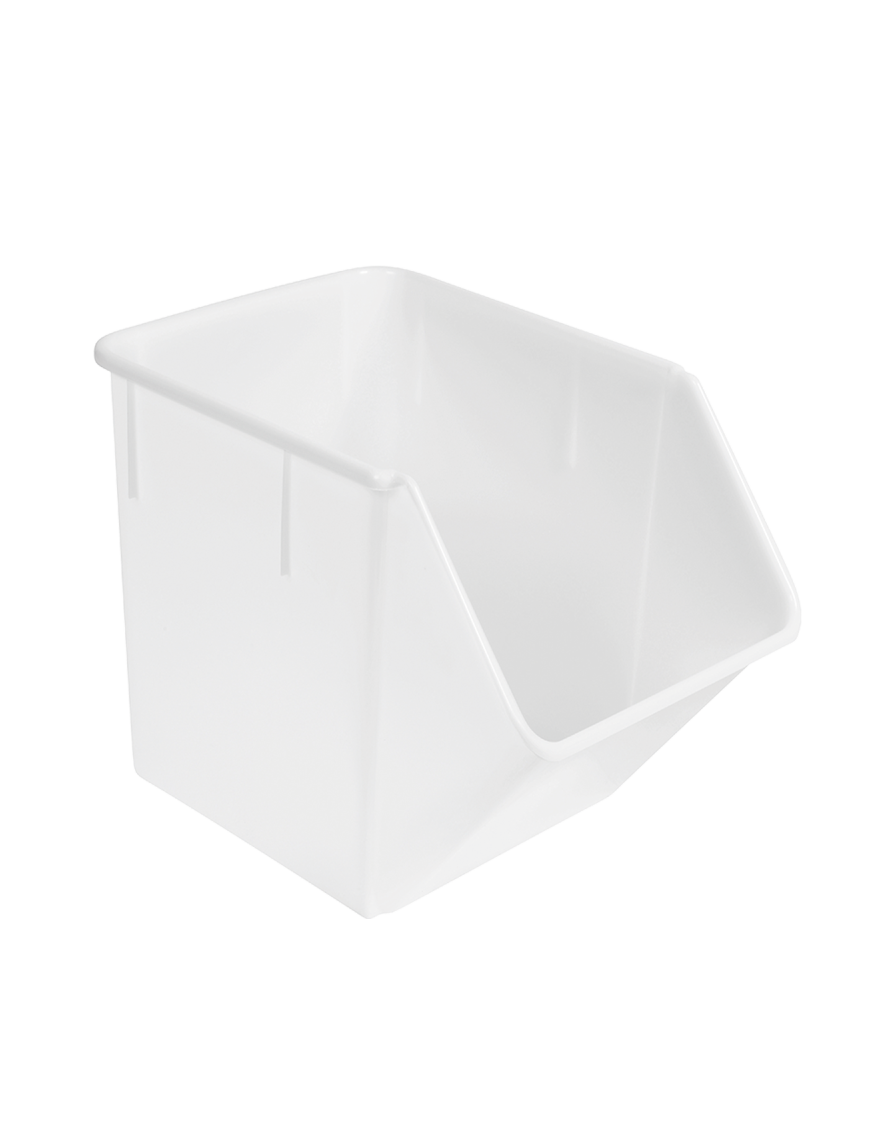 Bac à ingrédients biosourcé 40 L - PEHD transparent - Empilable et hygiénique - Référence INGREDBIO/40_0