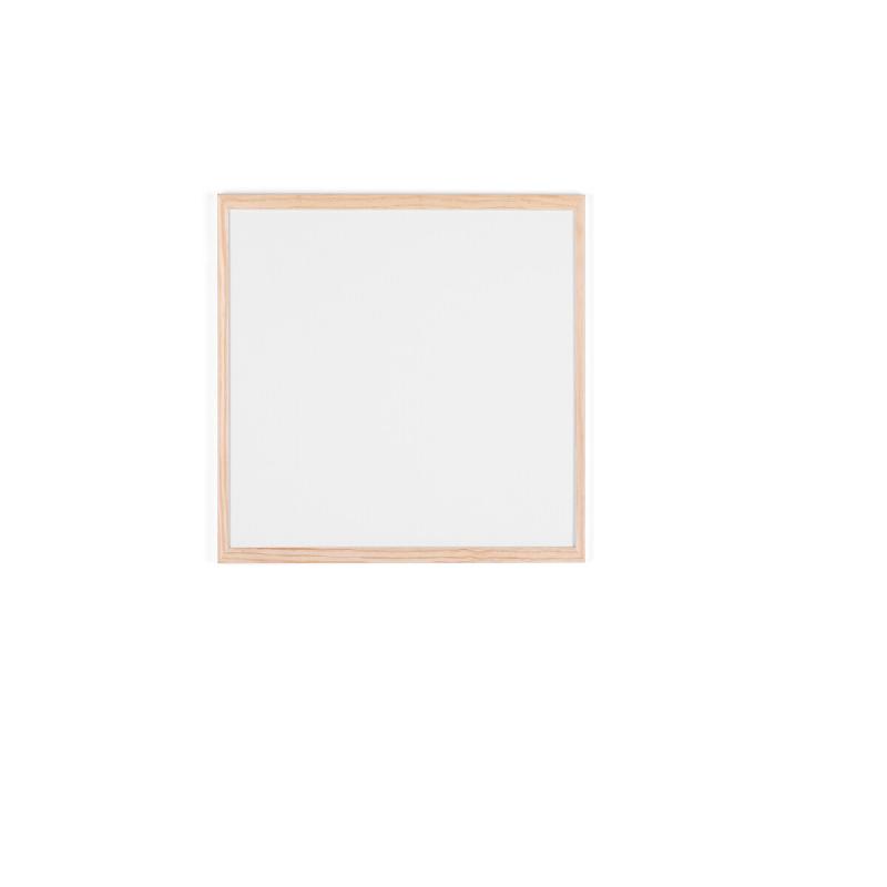 Bi-office Tableau blanc magnétique, surface en acier laqué, cadre en bois de pin. Format 60x40 cm - blanc MM03001010_0