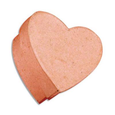 BOÎTE CARTON PETIT MODELE COEUR DIAMETE 10,3 X 6,8 CM - LOT DE 10