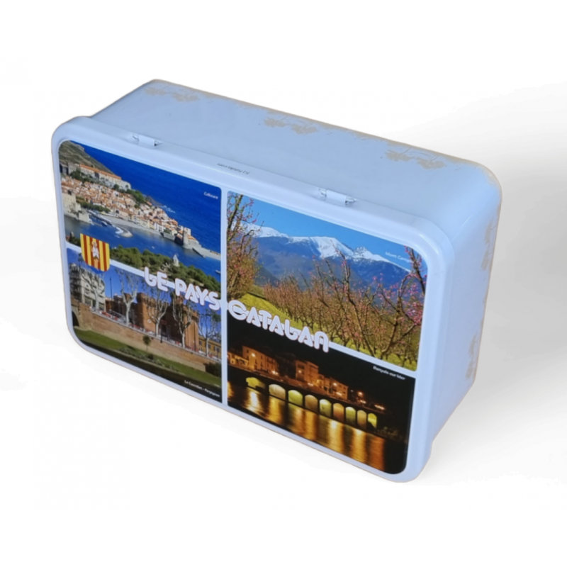 Boîte décorée en acier étamé JUNIOR 195 X 130 X 72 mm, 