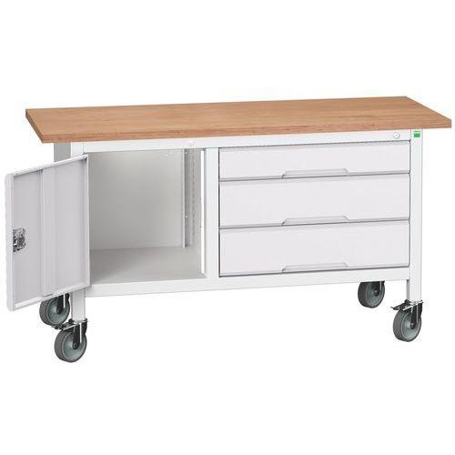 BOTT 1 ETABLI MONOBLOC ROULANT VERSO1500X600 M14 - BOTT