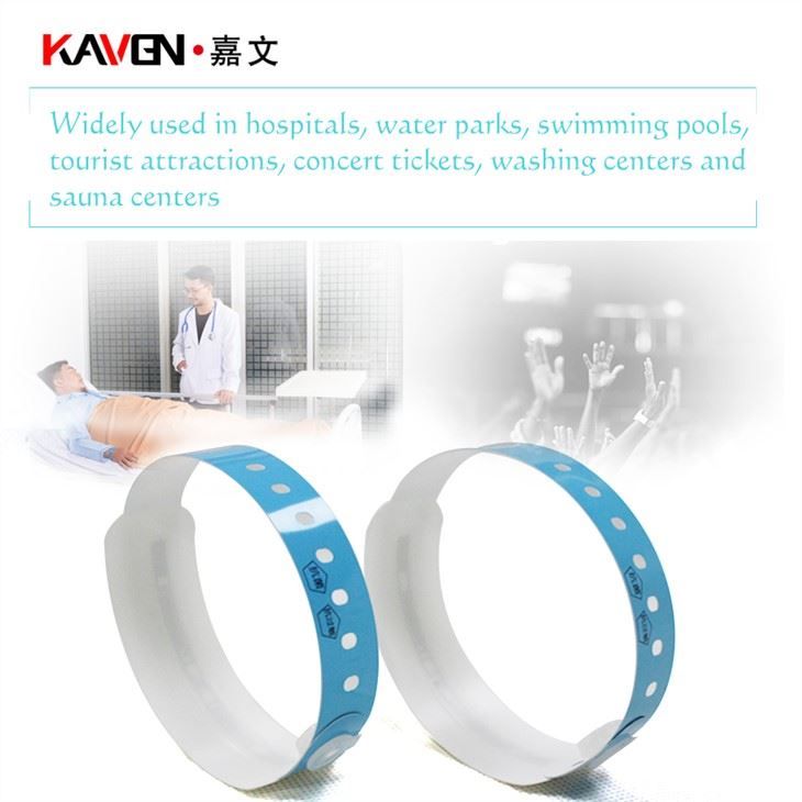 Bracelet RFID imprimable - Kaven - à boucle jetable avec puce UHF personnalisable_0