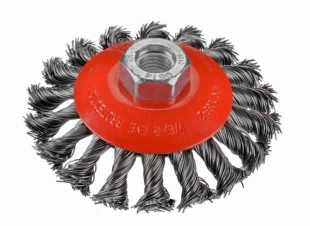 BROSSE CONIQUE FIL ACIER TRESSÉ KBZ 100MM M14 - OSBORN - 2008622151