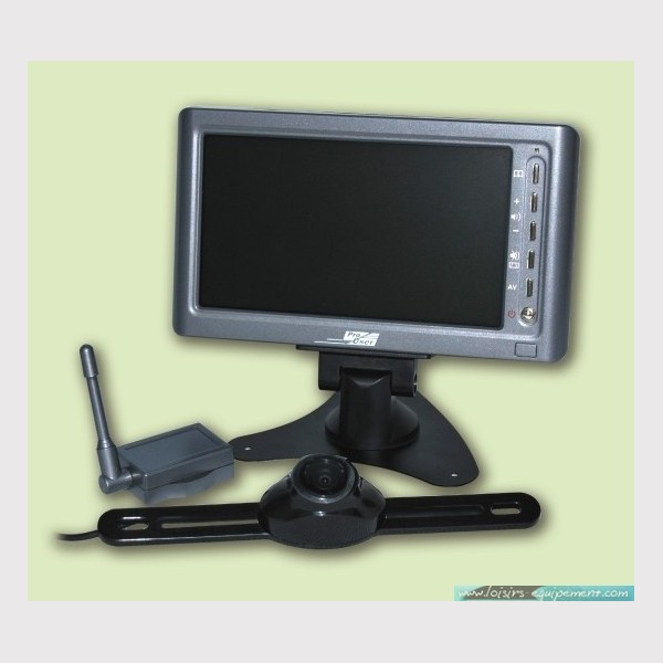 Caméra de recul sans fil - écran LCD 7 pouces - couleur - étanche IP65 - angle de vue 110°_0