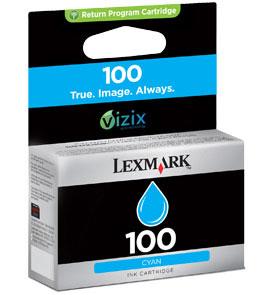 CARTOUCHE ENCRE LEXMARK N° 100 CYAN