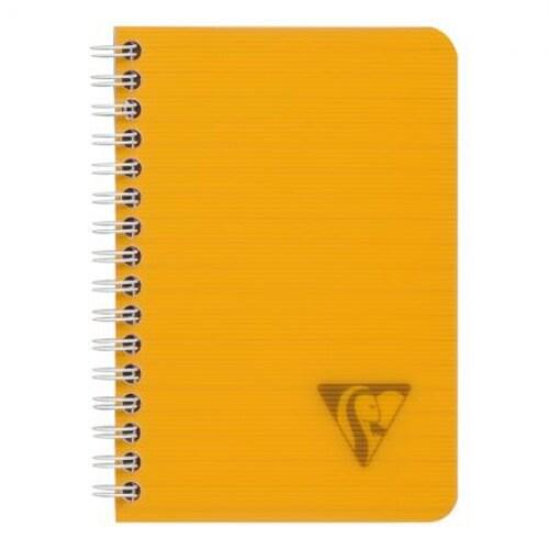Clairefontaine Lot de 10 Carnet Linicolor Fresh 9x14, 100p./50 feuilles 90 g/m² reliure intégrale, couv. Polypro assortis, ligné - 3329683285267_0