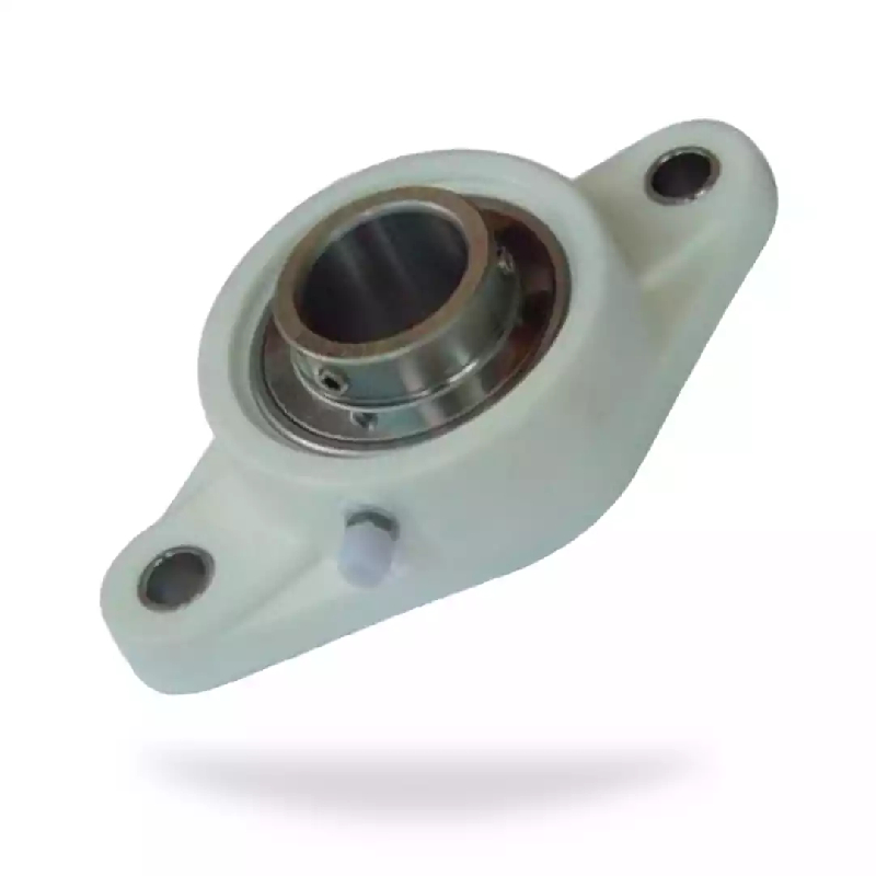 CMW - UCFL206PB - Paliers auto-aligneurs ovales - Applique 2 trous - Vis pointeau - Bague courte - Diamètre intérieur : 30 mm_0