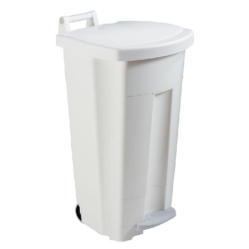 COLLECTEUR BLANC 90 L À PÉDALE ROSSIGNOL
