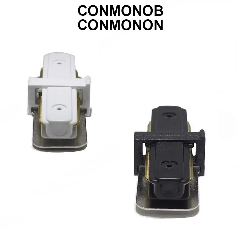 Connecteur spot de type I - réf CONMONOB - pour rail monophasé renforcé compatible projecteurs LED_0