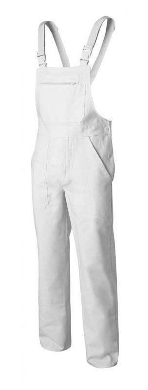 Cotte à bretelles new pilote® coton blanc t52-54 - MUZELLE DULAC - newpilotect10asblc 4 - 516926_0