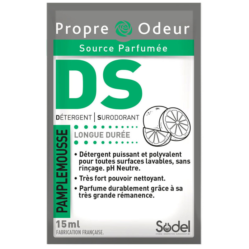 Ds detergent surodorant puissant propre odeur parfum pamplemousse dosettes de 15ml-carton de 250_0
